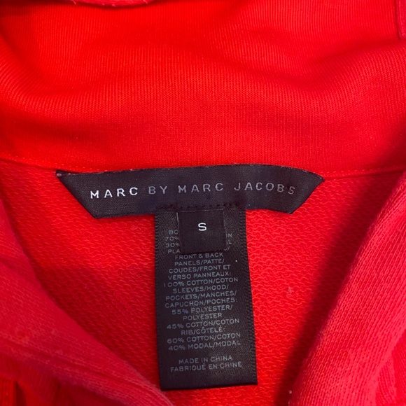 Marc by Marc Jacobs Red Cotton Jacket with Gold Buttons - Picture 2 of 4